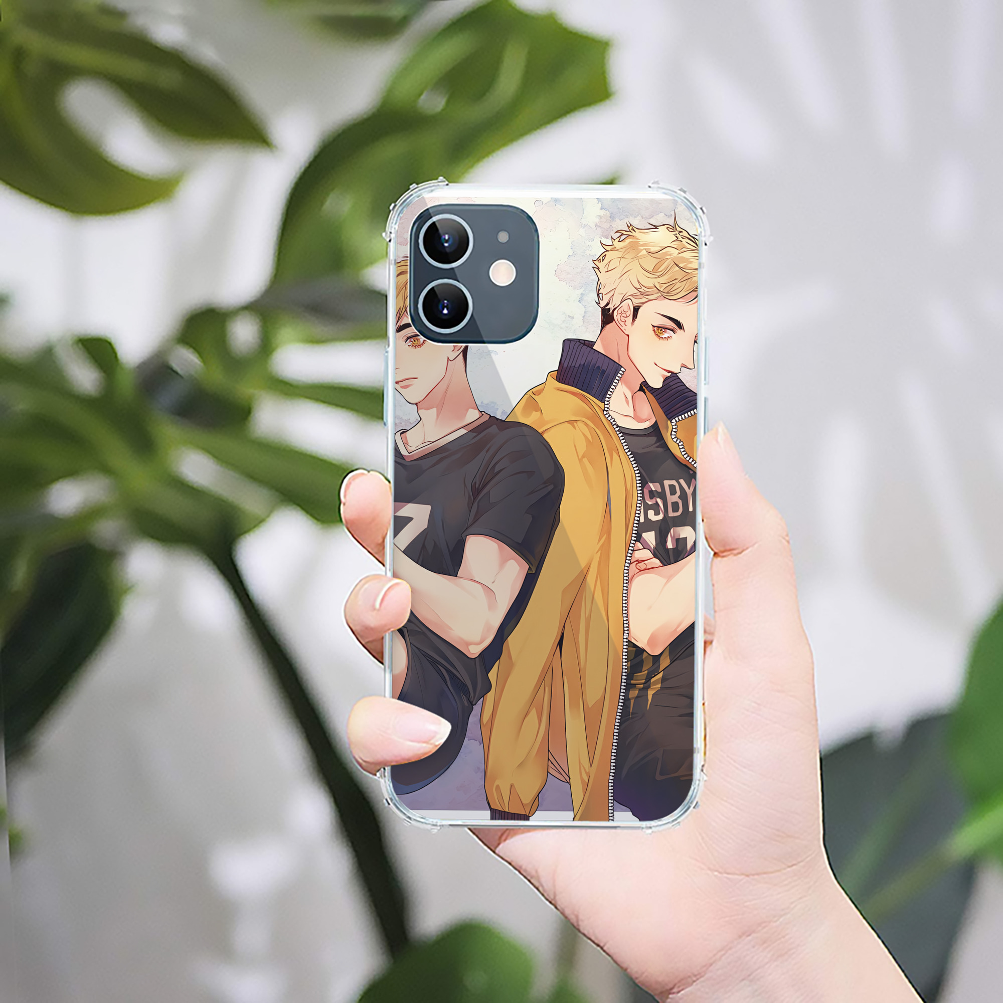 （画像用） ハイキュー!! Haikyu!! 【iPhone 12シリーズ対応】透明スマホケース（クリアソフトケース）